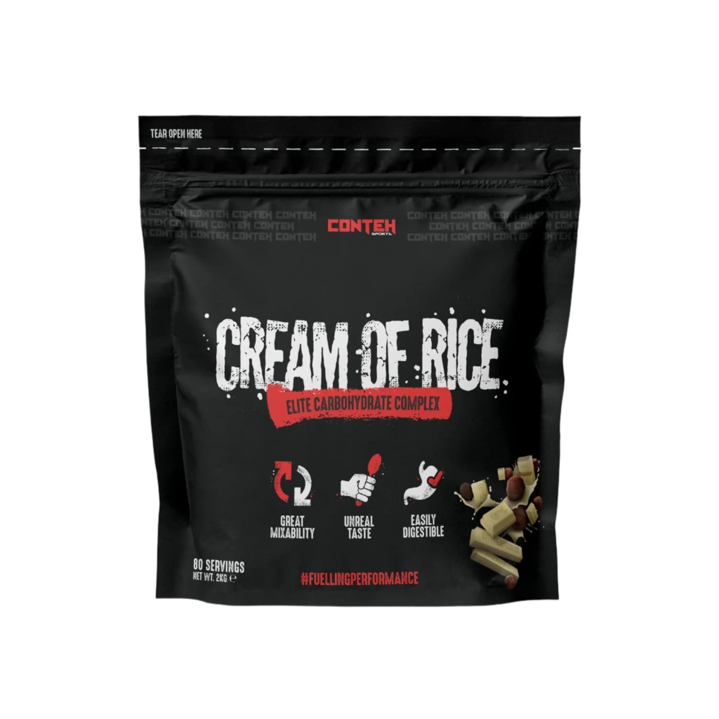 CONTEH SPORTS CREAM OF RICE White Chocolate Hazelnut