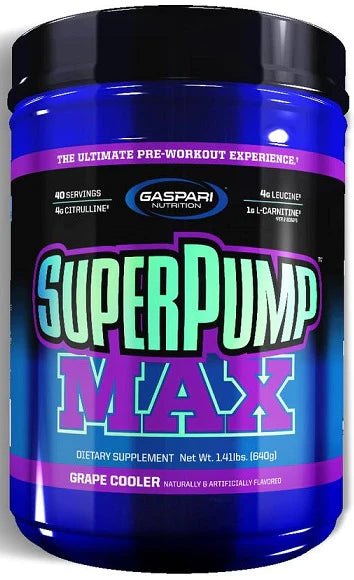 GASPARI NUTRITION SUPER PUMP MAX Grape Cooler