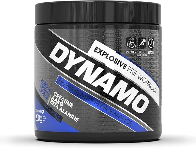 EXPLOSIVE Pre Workout DYNAMO High Intesity Blue Raspberry