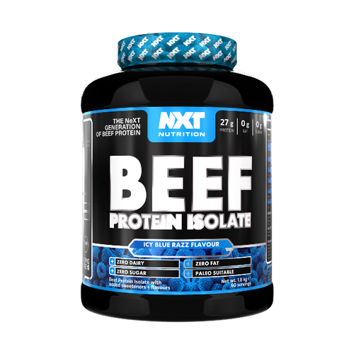 NXT NUTRITION BEEF PROTEIN ISOLATE BLUE RASPBERRY
