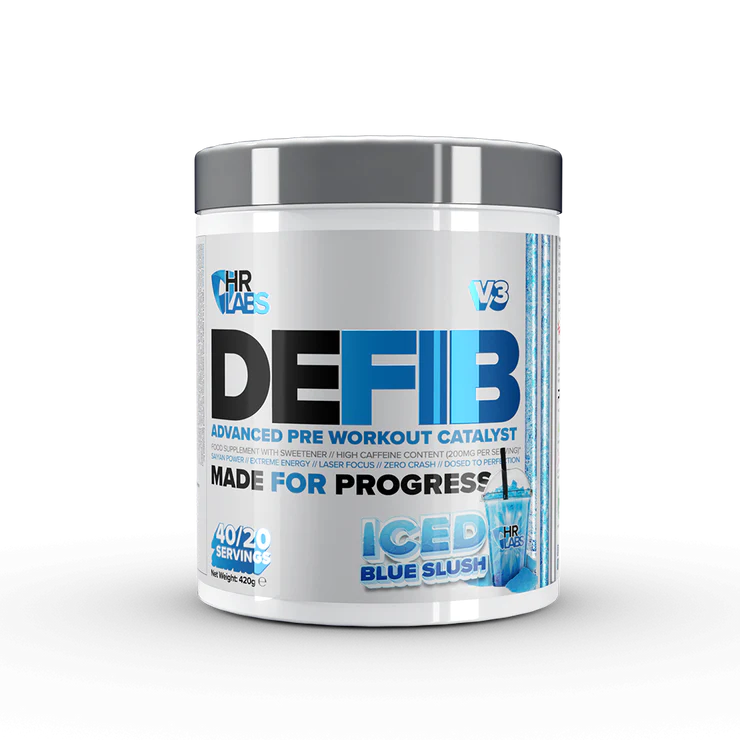 HR LABS DEFIB V3 PREWORKOUT ICED BLUE SLUSH
