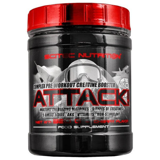 SCITEC NUTRITION ATTACK CHERRY FLAVOUR