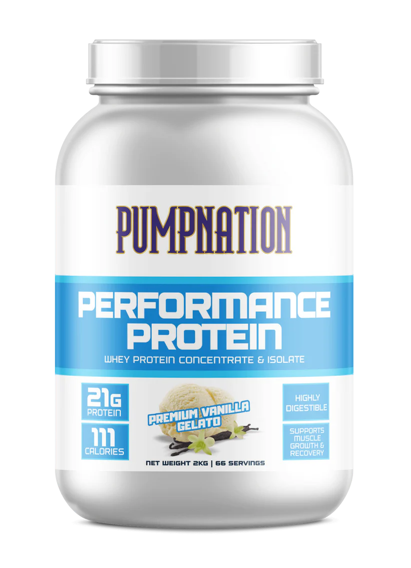 PUMPNATION PERFORMANCE PROTEIN WHEY Vanilla Gelato