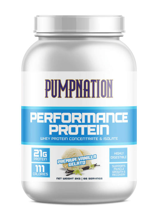 PUMPNATION PERFORMANCE PROTEIN WHEY Vanilla Gelato