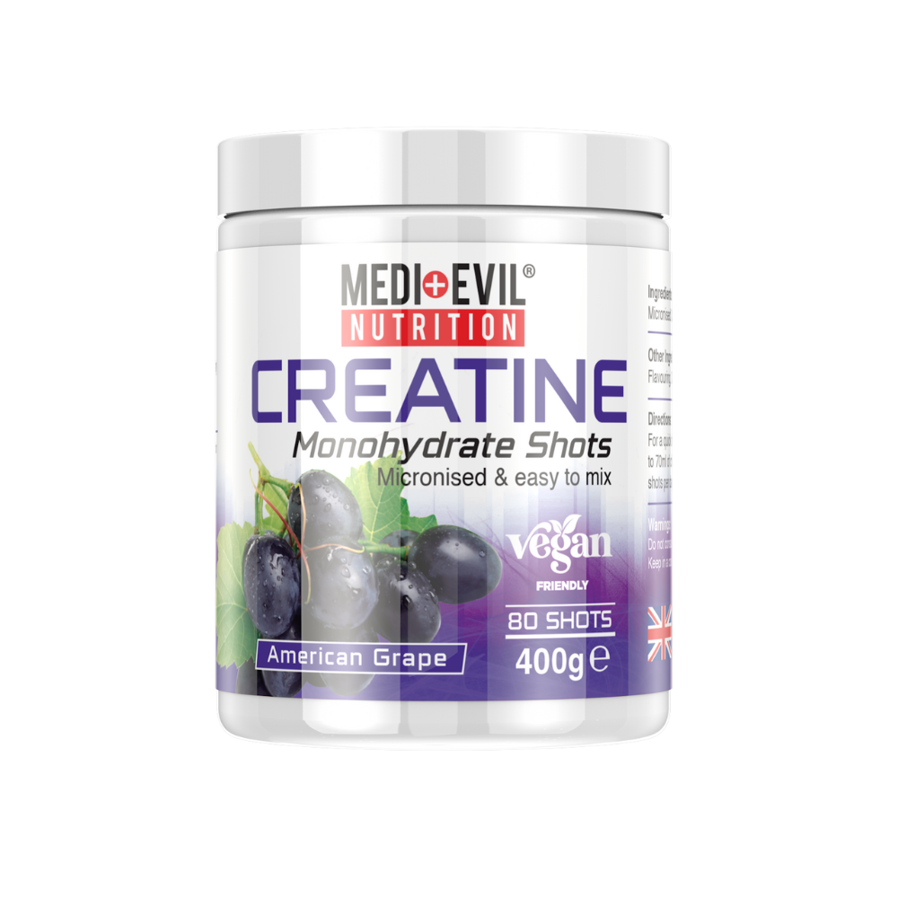 MEDI EVIL Creatine Monohydrate shots American Grape