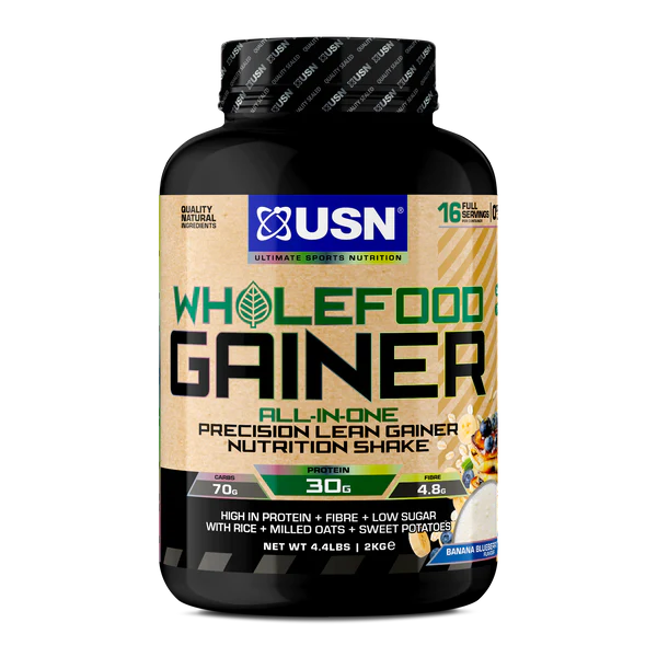 USN Wholefood Gainer All in one Protein Banana Blueberry Pancake Flavour