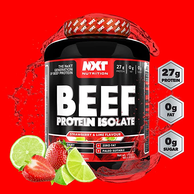 NXT BEEF Protein Isolate Strawberry & Lime Flavour