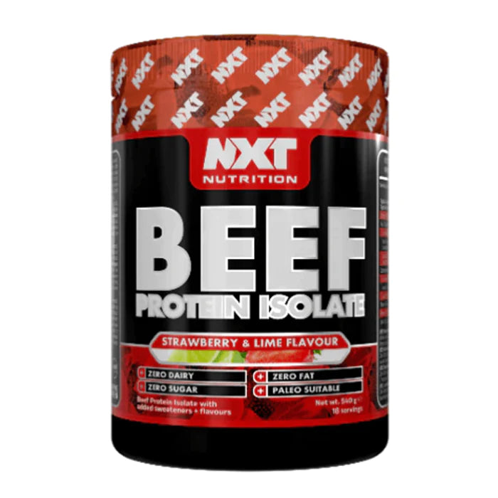 NXT NUTRITION BEEF Protein Isolate Strawberry & Lime Flavour