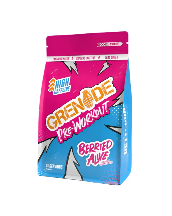 Grenade Pre Workout Berried Alive Strawberry & Blueberry flavour