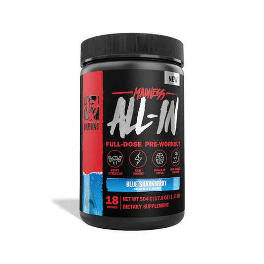 MADNESS ALL-IN Pre Workout Blue Sharkberry