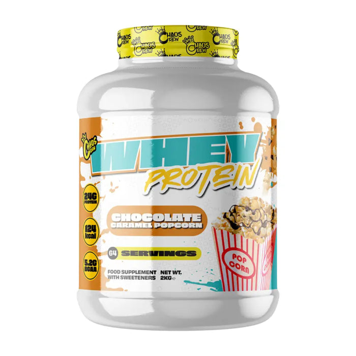 CHAOS CREW WHEY PROTEIN Chocolate Caramel Popcorn