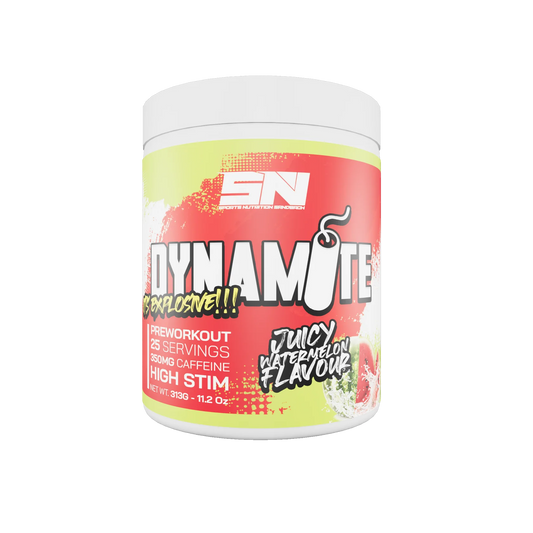 SN DYNAMITE Pre Workout High Stim Juicy Watermelon Flavour