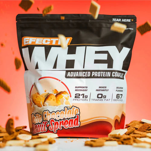 EFECTIV WHEY Advanced Protein White Chococlate Biscuit Spread