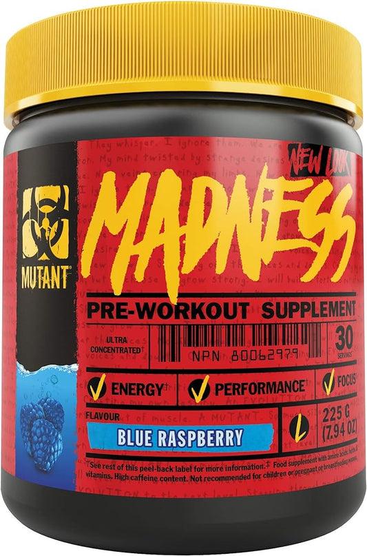 MUTANT MADNESS Pre Workout Blue Raspberry