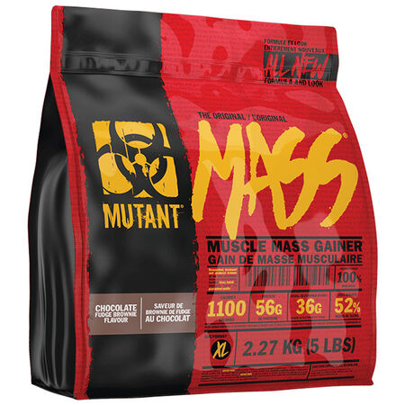 MUTANT MASS Muscle Mass Gainer Chocolate Brownie Flavour