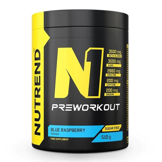 NUTREND N1 PREWORKOUT BLUE RASPBERRY