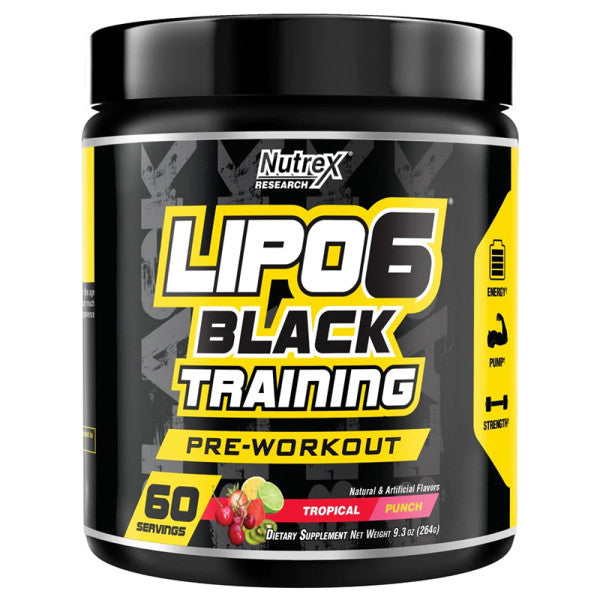 NUTREX LIPO 6 Black Training Pre Workout Tropical Punch