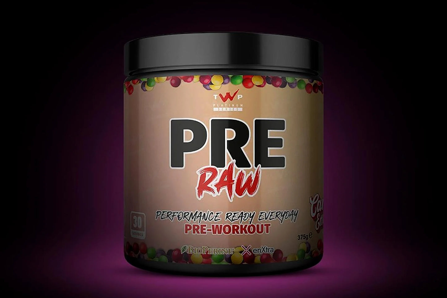 TWP PRE RAW Pre Workout Candy Energy Flavour