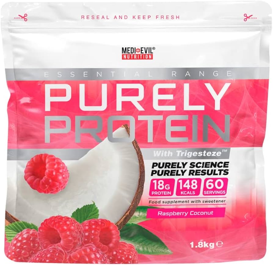 MEDI EVIL NUTRITION Protein Raspberry Coconut