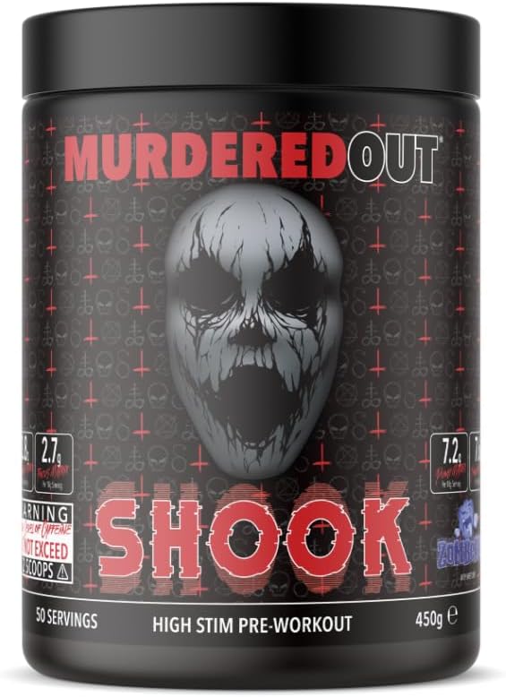 MURDERED OUT SHOOK High Stim Pre Workout Zomberry