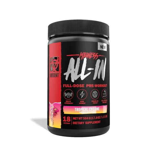 MADNESS ALL-IN Pre Workout Tropical Cyclone