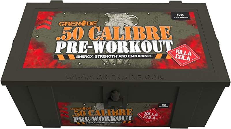 GRENADE 50 CALIBRE PRE WORKOUT KILLA COLA