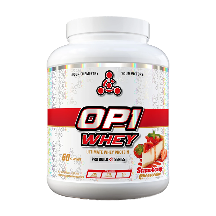 CHEMICAL WARFARE OP1 WHEY STRAWBERRY CHEESECAKE