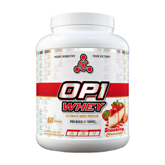 CHEMICAL WARFARE OP1 WHEY STRAWBERRY CHEESECAKE