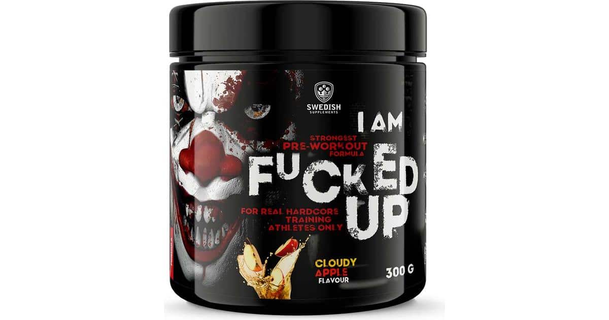 SWEDISH SUPPLEMENTS I AM FKD UP PRE WORKOUT CLOUDY APPLE