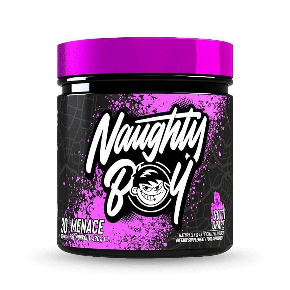 NAUGHTY BOY MENACE PRE WORKOUT GOTTI GRAPE