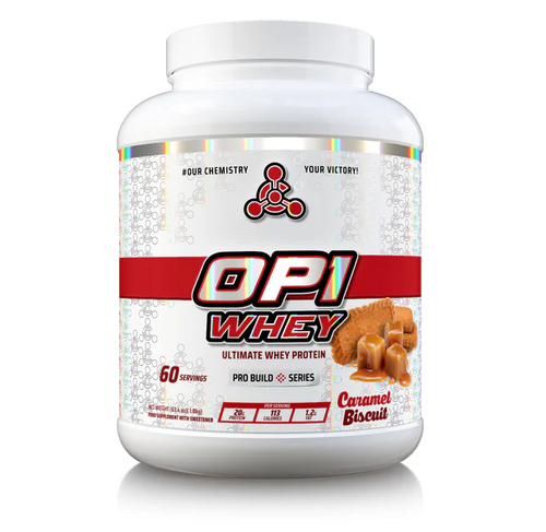 CHEMICAL WARFARE OP1 WHEY CARAMEL BISCUIT