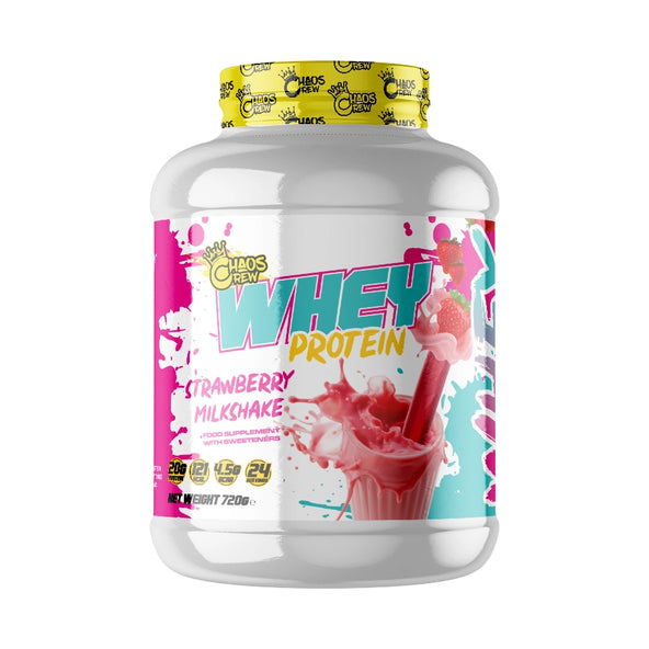 CHAOS CREW WHEY PROTEIN STRAWBERRY MILKSHAKE