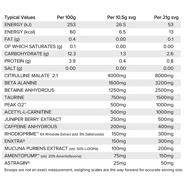 HR LABS DEFIB ADVANCED PRE WORKOUT FIZZY CANDY CRUSH  V3