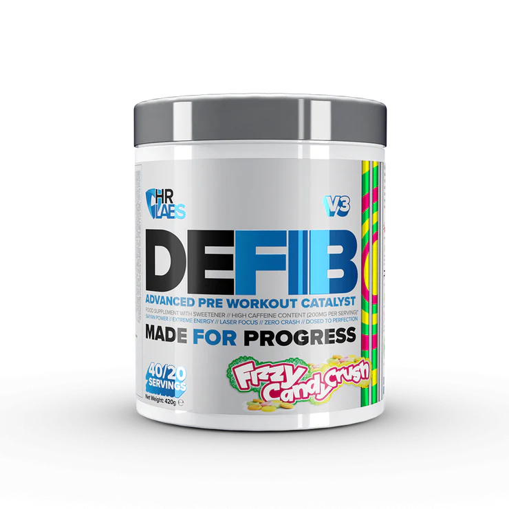 HR LABS DEFIB ADVANCED PRE WORKOUT FIZZY CANDY CRUSH  V3