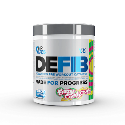 HR LABS DEFIB ADVANCED PRE WORKOUT FIZZY CANDY CRUSH  V3