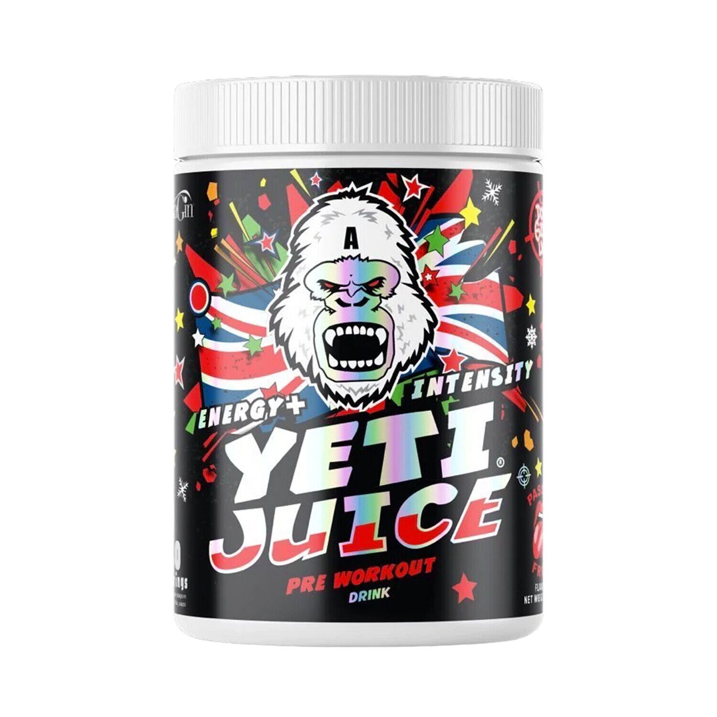 GORILLALPHA YETI JUICE PRE WORKOUT PASSION FRUIT